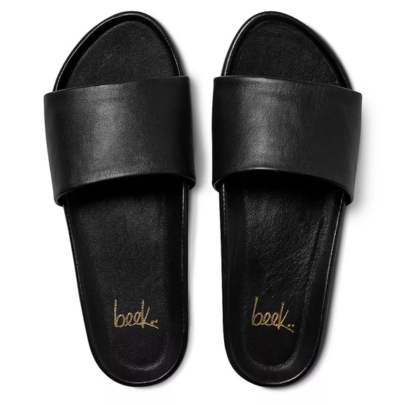 NEW Beek Gallito Anthropologie SANDALS black leather 10 - Picture 2 of 6